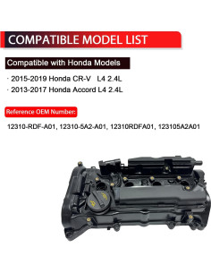 Cubierta de Válvula de Motor NITOYO para Honda Accord CR-V 2.4L 2