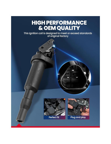 Bobina de Encendido KAX UF592 para BMW 2001-2016