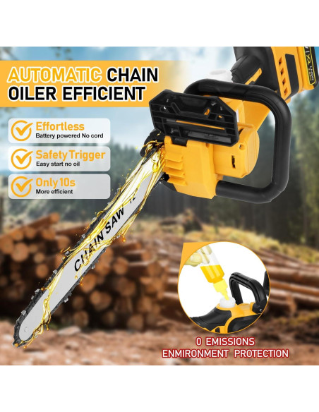 Motosierra eléctrica Birstlye 12" sin escobillas 1000W