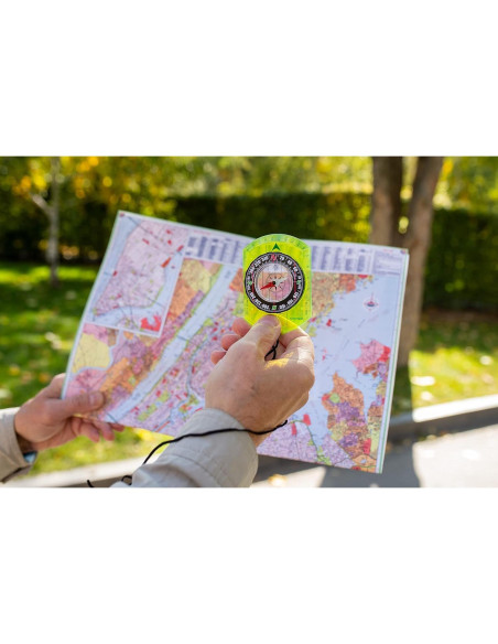 Brújula de Orientación TurnOnSport - Base Acrílica 360