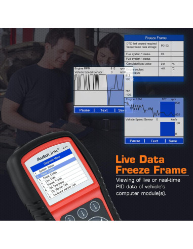 Escáner OBD2 Autel AL619 - Diagnóstico ABS/SRS y OBDII