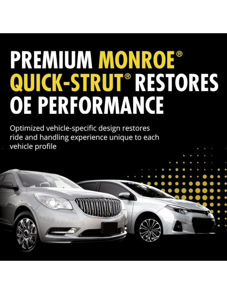 Conjunto Amortiguador y Resorte Monroe Quick-Strut 172524 Ford Fiesta 2011-2013