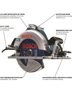 Sierra Circular Bosch CS10 15 Amp 7-1/4" 56 Inclinación 2