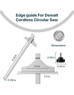 Guía de sierra circular DeWalt 381091-00 - Compatible con DC390K y más 2