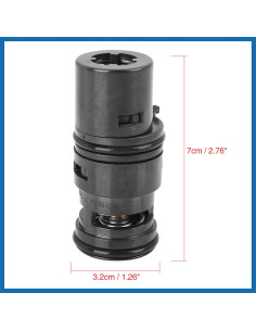 Carcasa de Termostato A ABSOPRO para BMW E46 E83 X3 X5 Z4 2