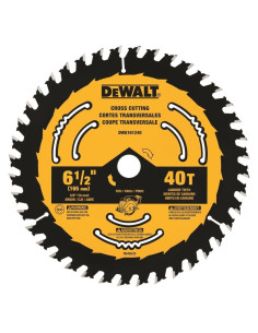 Sierra Circular DEWALT 16,5 cm 40 Dientes Enmarcado DWA161240