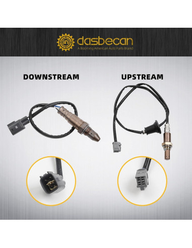 Sensor de Oxígeno Dasbecan O2 2PCS para Toyota Corolla 1.8L