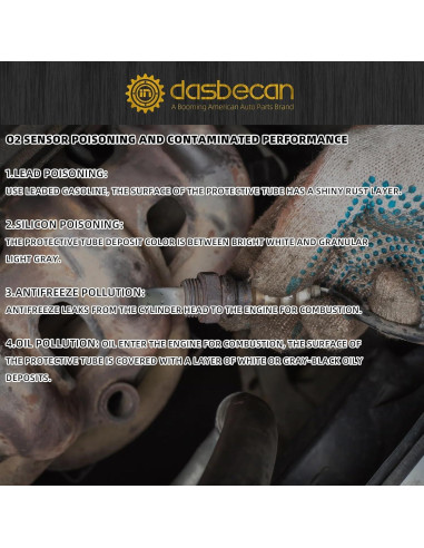 Sensor de Oxígeno Dasbecan O2 2PCS para Toyota Corolla 1.8L
