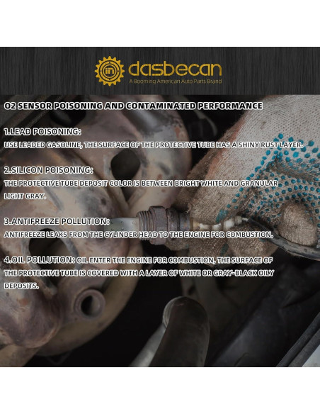 Sensor de Oxígeno Dasbecan O2 2PCS para Toyota Corolla 1.8L