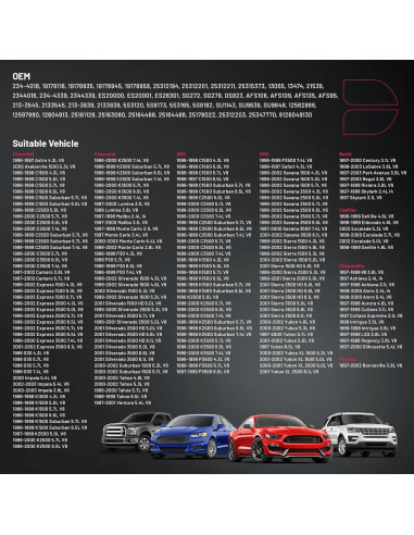 Sensor de Oxígeno BDFHYK O2 Descendente Compatible Chevrolet