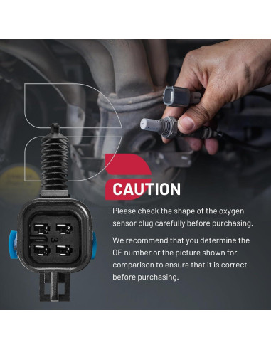 Sensor de Oxígeno BDFHYK O2 Descendente Compatible Chevrolet