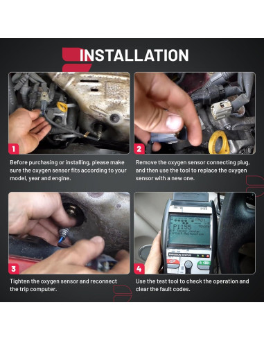 Sensor de Oxígeno BDFHYK O2 Descendente Compatible Chevrolet