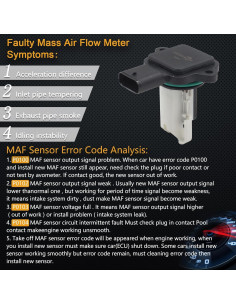 Sensor de Flujo de Aire Masivo Yezoauto HNA309P para BMW 2