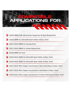 Kit de frenos delantero R1 Concepts eLine para BMW y Mini 2