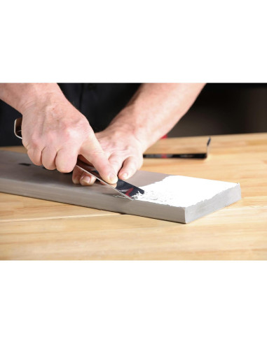 Juego de Raspadores de Acero Inoxidable ARES 2 Piezas 1.40 y 1.53 cm