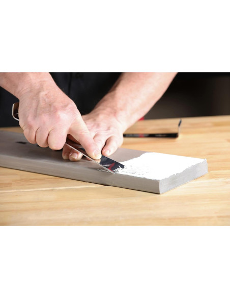 Juego de Raspadores de Acero Inoxidable ARES 2 Piezas 1.40 y 1.53 cm