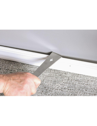 Juego de Raspadores de Acero Inoxidable ARES 2 Piezas 1.40 y 1.53 cm