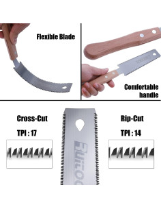 Sierra Manual Japonesa RUITOOL 15.24 cm Doble Cara SK5 2