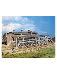 Kit Casa de Hielo y Plataforma Walthers 25 x 9.5 cm