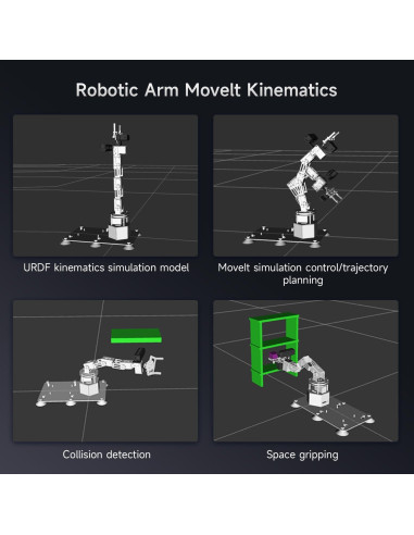 Coche Robot Yahboom DOFBOT PRO con AI y Cámara 3D