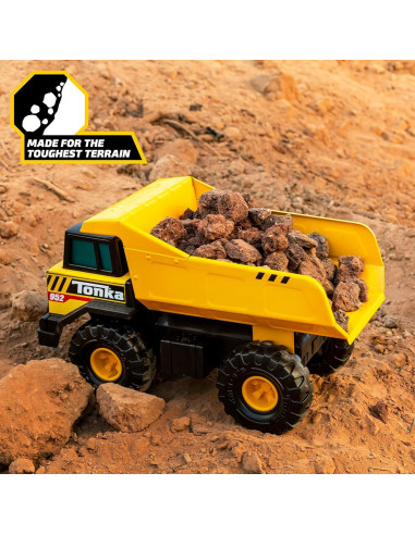 Camión Volquete Tonka Steel Classics 28x43 cm - Juguete Resistente