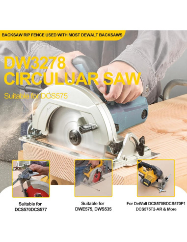Cerca de sierra circular Dewalt DW3278 para sierras 30.96x14cm
