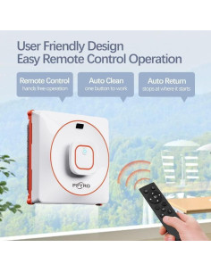 Robot Limpiador de Ventanas Genérico con Control Remoto y Spray 2