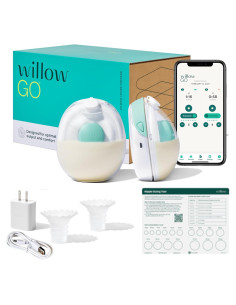 Extractor de Leche Doble Willow Go Portátil Eléctrico 148 ml