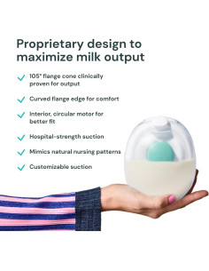 Extractor de Leche Doble Willow Go Portátil Eléctrico 148 ml 2