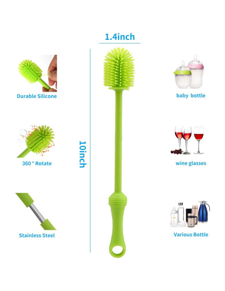 Alimentador de Comida para Bebé Welcoyo con 6 Chupetes y Cucharas