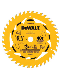 Hoja de sierra circular DEWALT 165 mm 40T DWA261240
