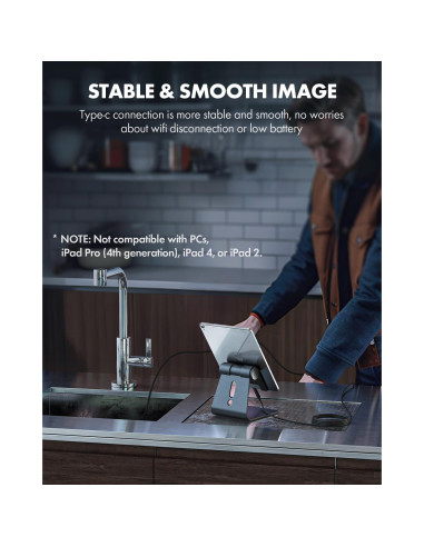 Cámara Endoscópica Doble Lente Anykit 5m IP67 Tipo-C