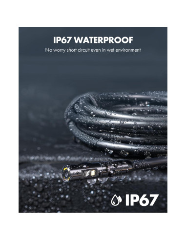 Cámara Endoscópica Doble Lente Anykit 5m IP67 Tipo-C