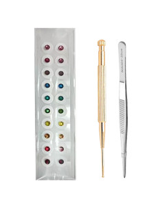 Kit de Acupuntura con Semillas de Oído Genérico - 20 Piezas