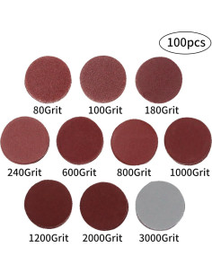 Kit de Lijado Coceca 100pcs 50mm con Discos y Almohadilla 2
