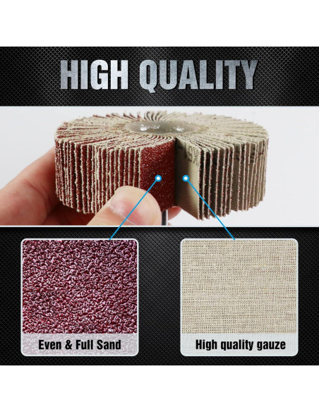 Juego de 20 Ruedas de Lijado Pukamam 80 Granos para Taladro