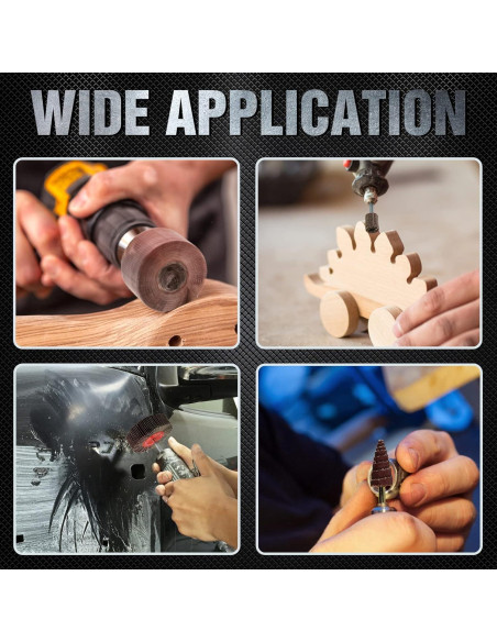 Juego de 20 Ruedas de Lijado Pukamam 80 Granos para Taladro