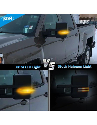 Luz de Señal de Giro LED KDM para Espejo Lateral 2014-2019