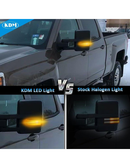 Luz de Señal de Giro LED KDM para Espejo Lateral 2014-2019