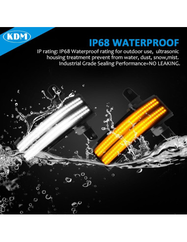 Luz de Señal de Giro LED KDM para Espejo Lateral 2014-2019