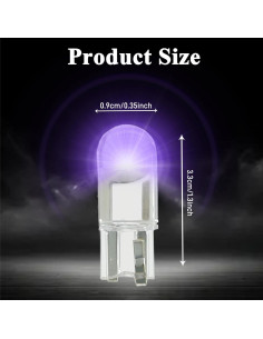 30 Bombillas LED 194 RGOAANC 6000K Azul 2W 360 Sin Errores 2