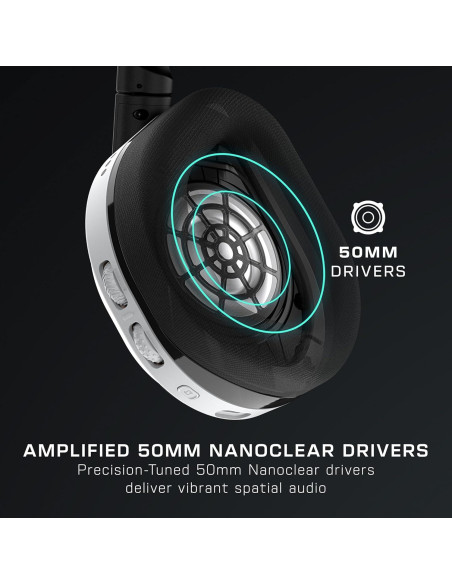 Auricular Gaming Inalámbrico Turtle Beach Stealth 600 - 80h, Bluetooth 5.2, Micrófono A.I.