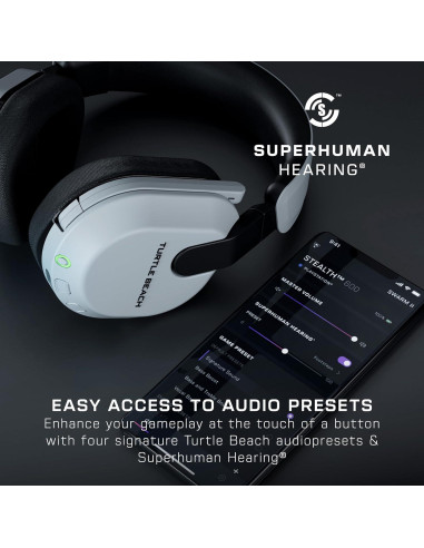 Auricular Gaming Inalámbrico Turtle Beach Stealth 600 - 80h, Bluetooth 5.2, Micrófono A.I.