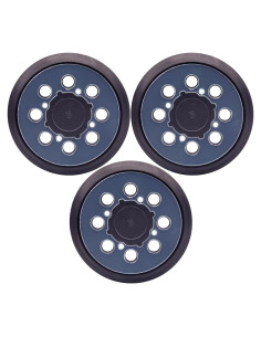 Paquete de 3 almohadillas Dewalt 12,7 cm para lijadora