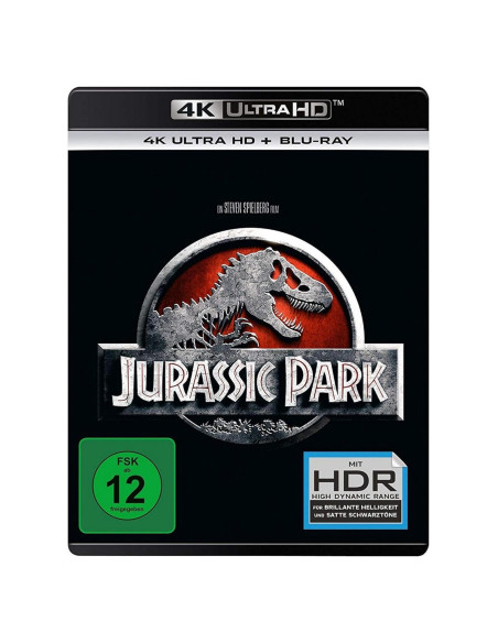 Jurassic Park 4K UHD Blu-ray - Película de Steven Spielberg Jurassic Park 4K UHD Blu-ray - Película de Steven Spielberg