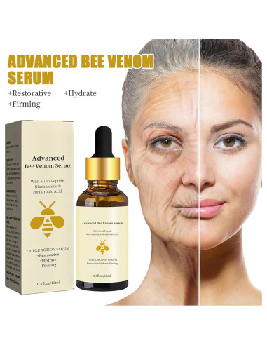 Suero Antiarrugas Veneno de Abeja Avanzado 15ml - 2 Piezas