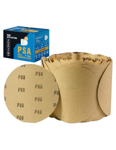 Discos de Lijado 100 PCS S SATC 15 cm 80 Granos Adhesivos