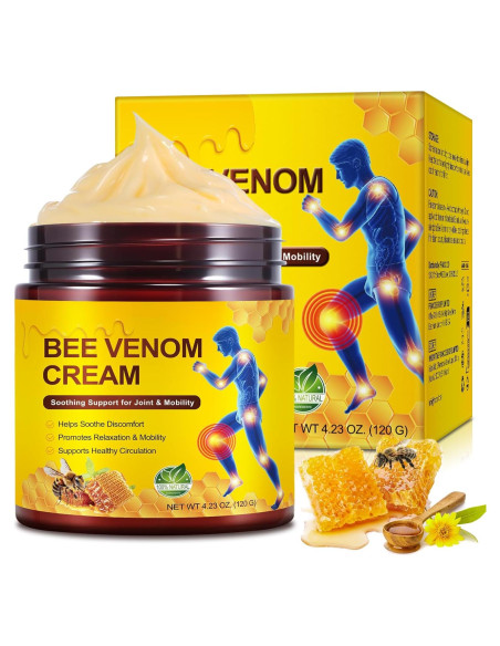 Crema de Veneno de Abeja SOLOTREE 120g para Articulaciones y Piel