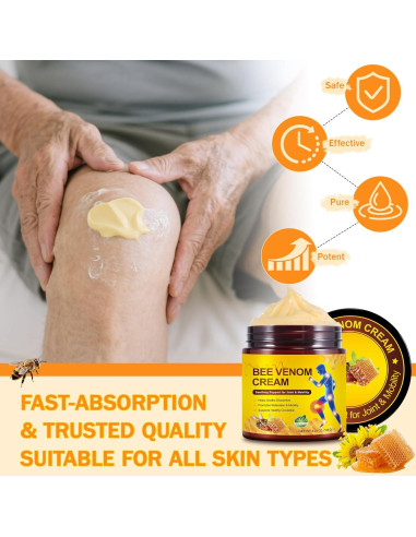 Crema de Veneno de Abeja SOLOTREE 120g para Articulaciones y Piel