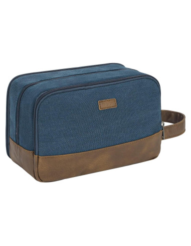Bolsa de Aseo de Viaje WANDF Azul Resistente al Agua 24.9x13x16cm